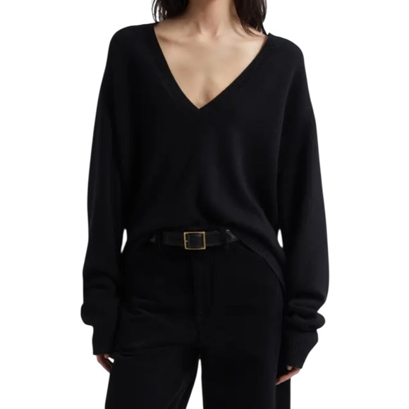 Nili Lotan Feron Cashmere Sweater in Black